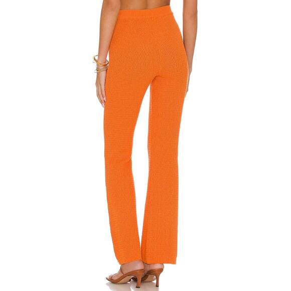 Lovers and Friends Devitta Knit Pant in Tangerine NWOT SIze Small - Picture 3 of 3